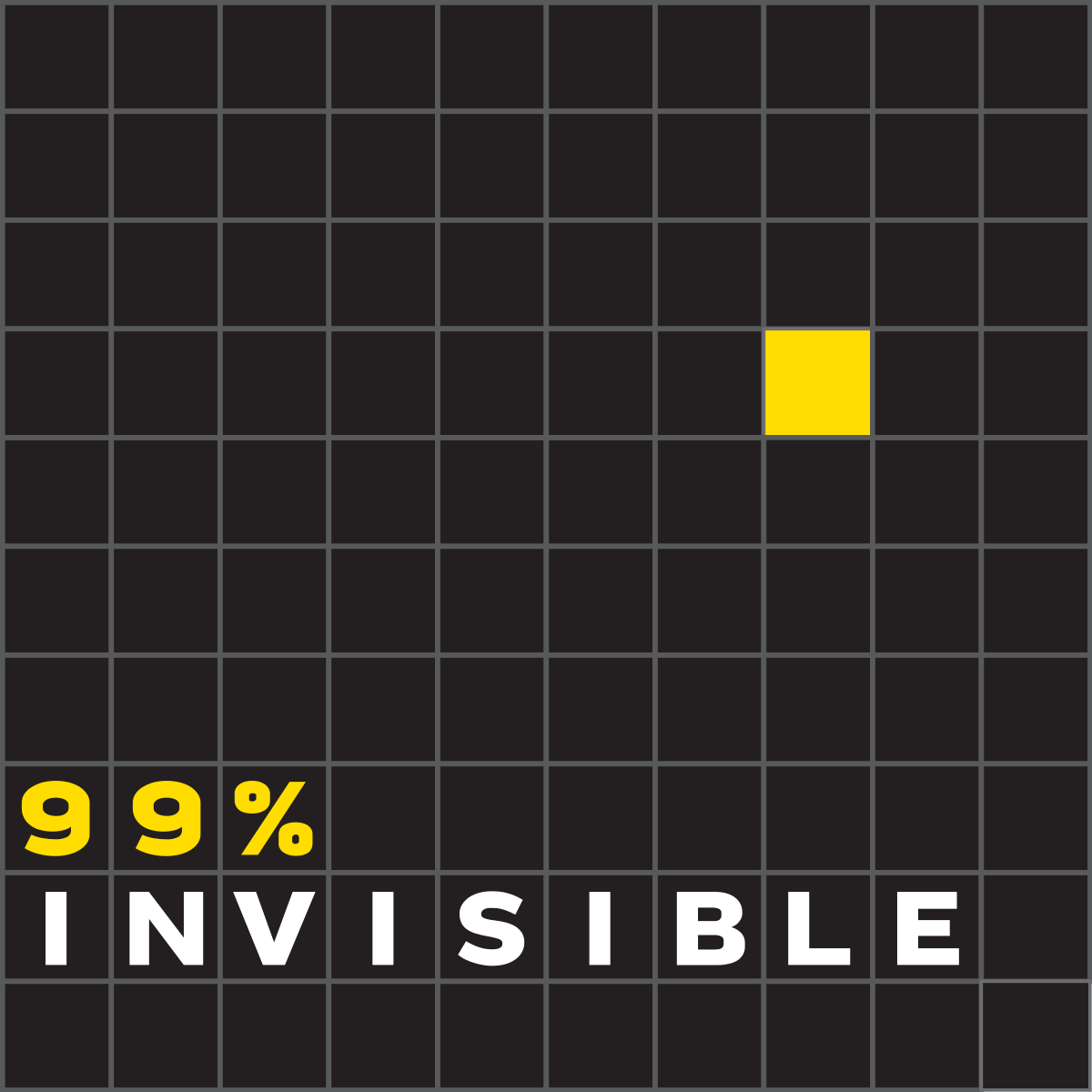 99P Invisible Podcast Logo