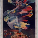 Poster voor Loïe Fuller bij de Folies Bergère, Jean de Paleologu, 1897. Via Wikimedia Commons.